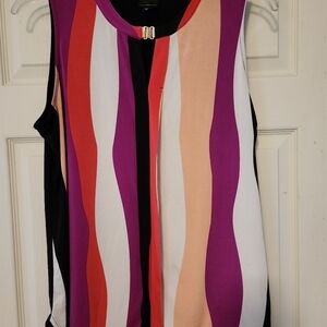 Colorful Worthington tank top.